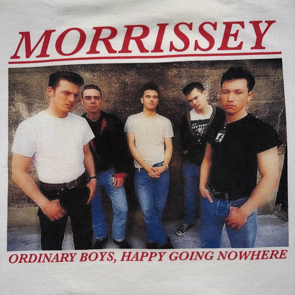 Morrissey White Graphic T-Shirt